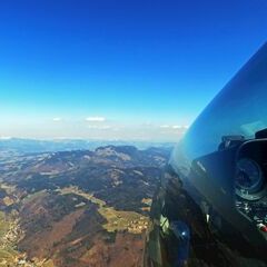 Flugwegposition um 10:06:12: Aufgenommen in der Nähe von Gemeinde Stattegg, Österreich in 1559 Meter